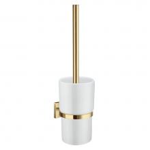 Smedbo RV333P - HOUSE TOILET BRUSH & HOLDER POLISHED BRASSWHITE