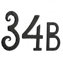 Smedbo S024 - House Number 4 Black Wrought