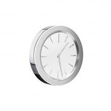Smedbo YX380 - Clock For Mirror- Self Adhesive- Pc/White 2 1/2''