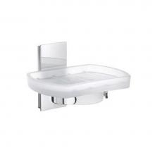 Smedbo ZK342 - Pool Holder With Frosted Glass Soap