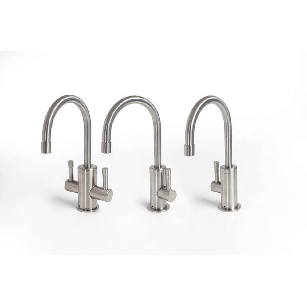 Point Of Use Faucet With Gooseneck Spout Hot & Cold