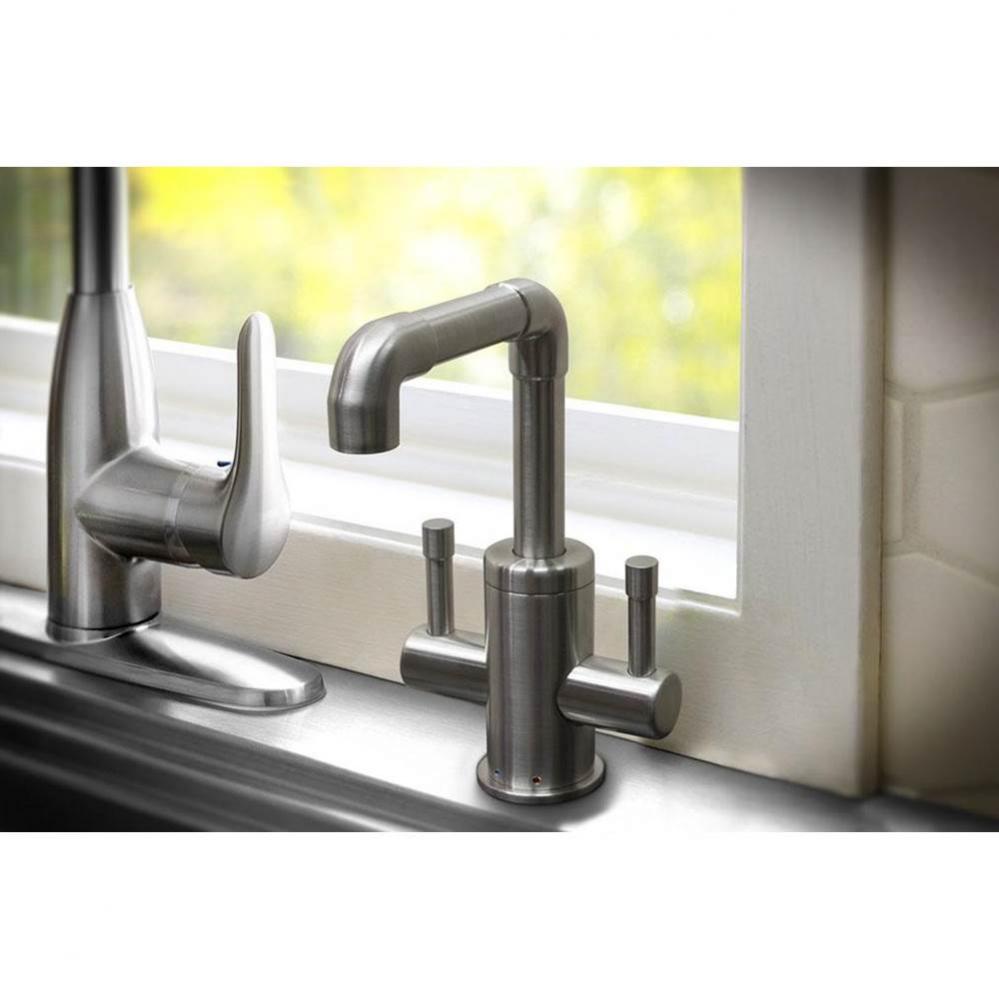 Point Of Use Faucet With Elbow Spout Hot Only