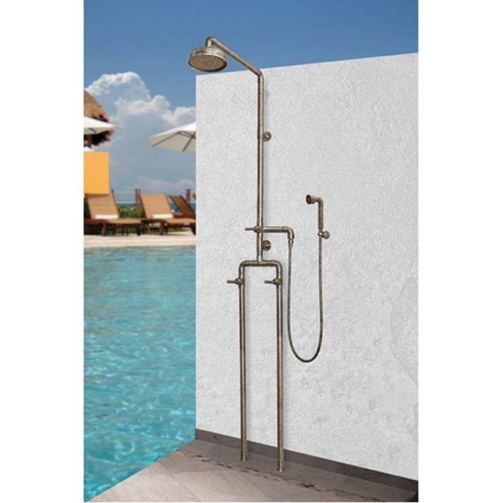 Waterbridge Exposed Shower System Model 1050 (10'' Spread, Center To Center) With 8&apos