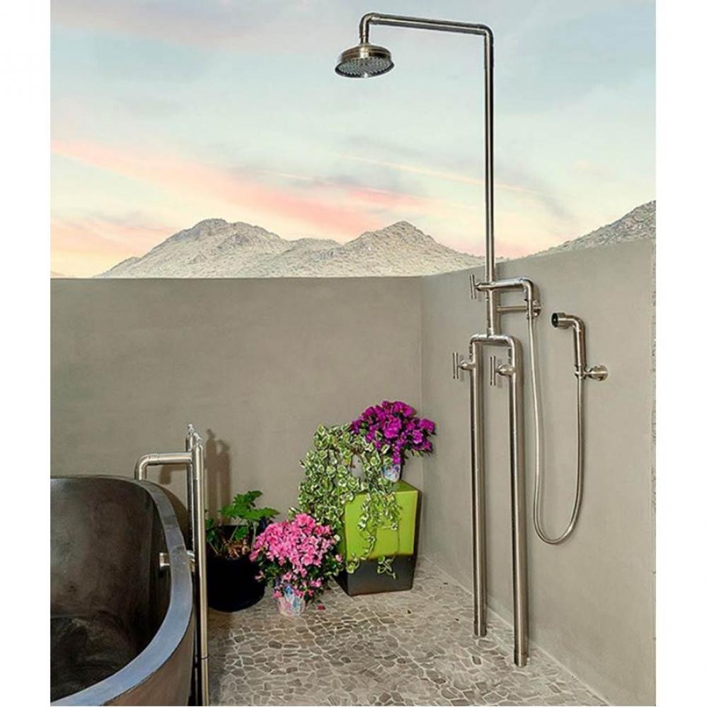 Waterbridge Exposed Shower System Model 1050 (10'' Spread, Center To Center) With 8&apos