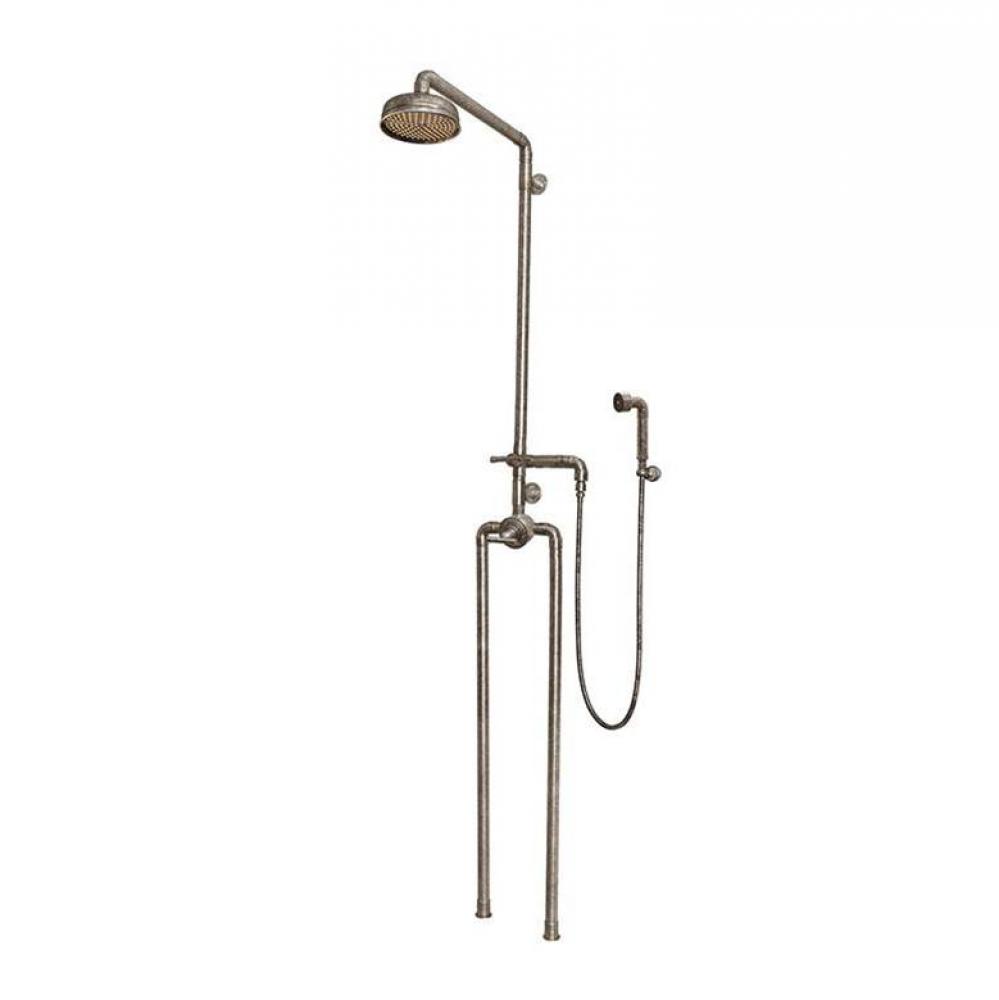 Waterbridge Exposed Thermostatic Shower System Model 1150 (10-3/4'' Spread, Center To Ce