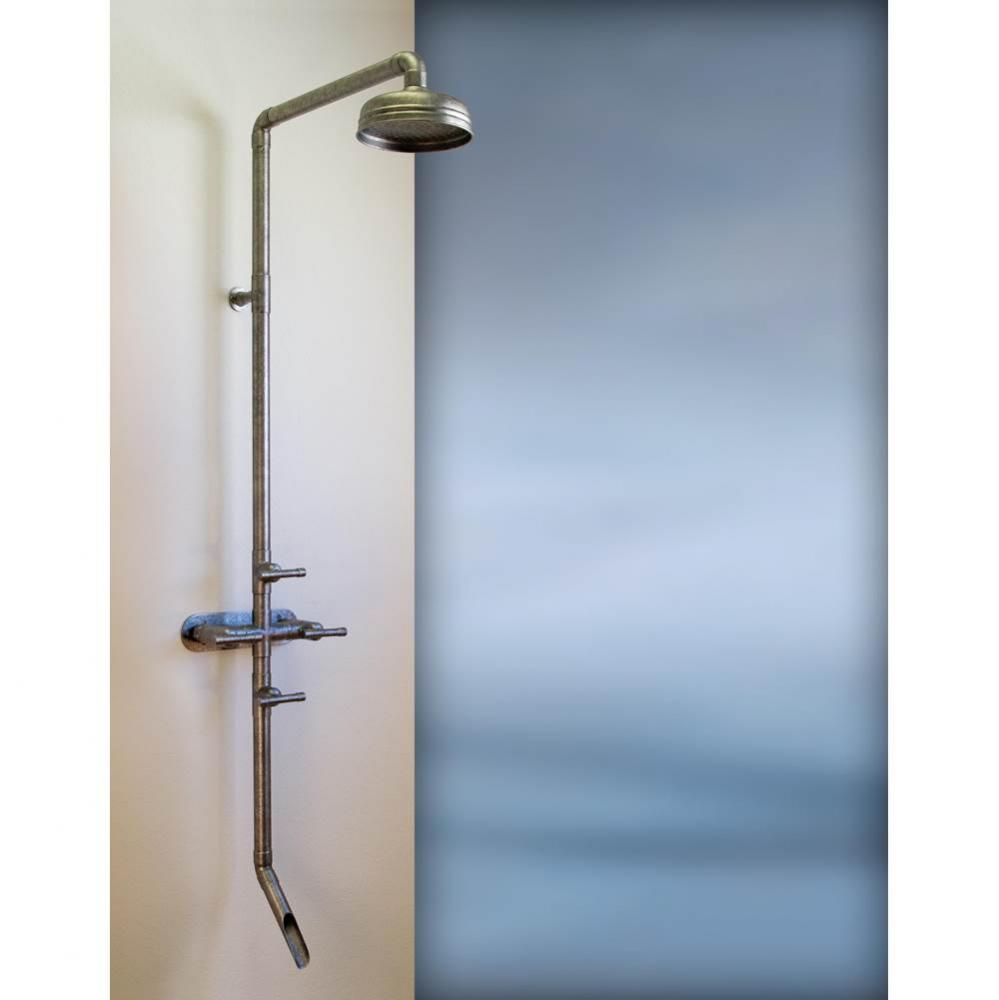 Waterbridge Exposed Shower System Model 870 (8'' Spread, Center To Center) With 8'&