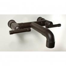 Sonoma Forge WB-LAV-WM-LBO-ORB - Waterbridge Wall Mount Lav Faucet With Elbow Spout 8'' Spread, Center To Center 10'