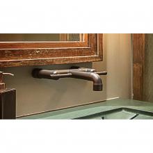 Sonoma Forge WB-LAV-WM-LBO-RC - Waterbridge Wall Mount Lav Faucet With Elbow Spout 8'' Spread, Center To Center 10'