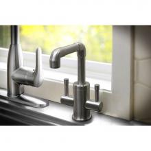 Sonoma Forge POU-LBO-HC-RN - Point Of Use Faucet With Elbow Spout Hot & Cold