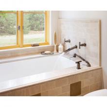 Sonoma Forge WE-RTF-WM-WF-RN - Wherever Wall Mount Tub Filler With Waterfall Spout 7-3/4'' Wall To Tip 2-3/4'&apos