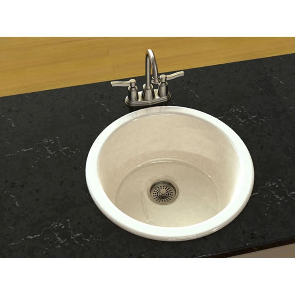 MINUET?, 19'' Round Self-Rimming or Undercounter, 1 Bowl Sink, Color