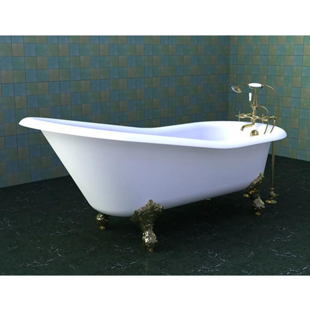 HARMONY?, 60''x30'' Freestanding Bathtub, No Faucet Drillings, Color White,