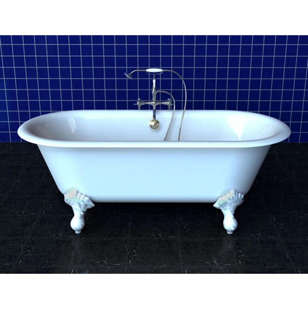 HARMONY?, 66''x30'' Freestanding Bathtub, No Faucet Drillings, Color White,