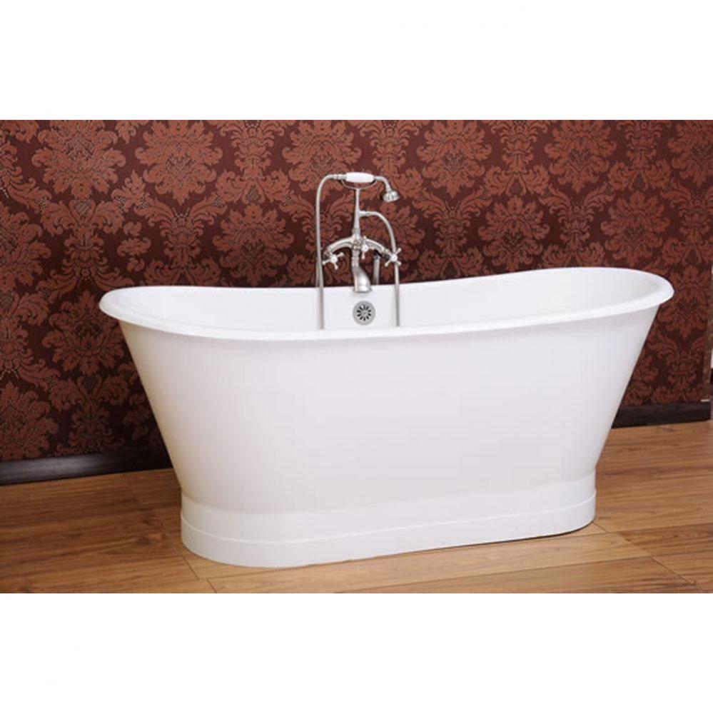 VIRTUOSO?, 67''x27'' Freestanding Bathtub, No Faucet Drillings, Color White,