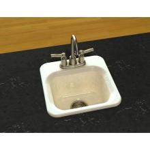 Song S-8280-3-8-70 - CALYPSO?, 15''x15'' Self-Rimming, 1 Bowl Sink, 3 Faucet Holes 8''
