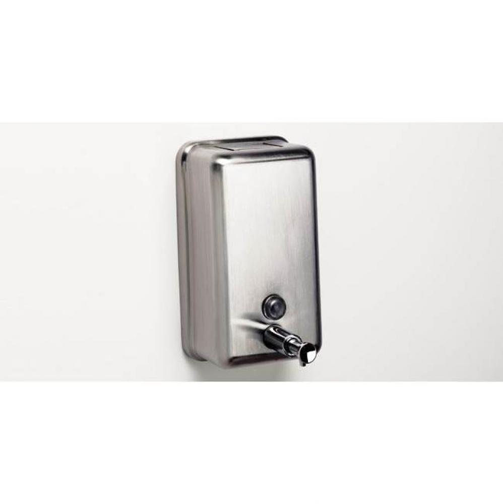 Soap Dispenser Vertical Polished Ss