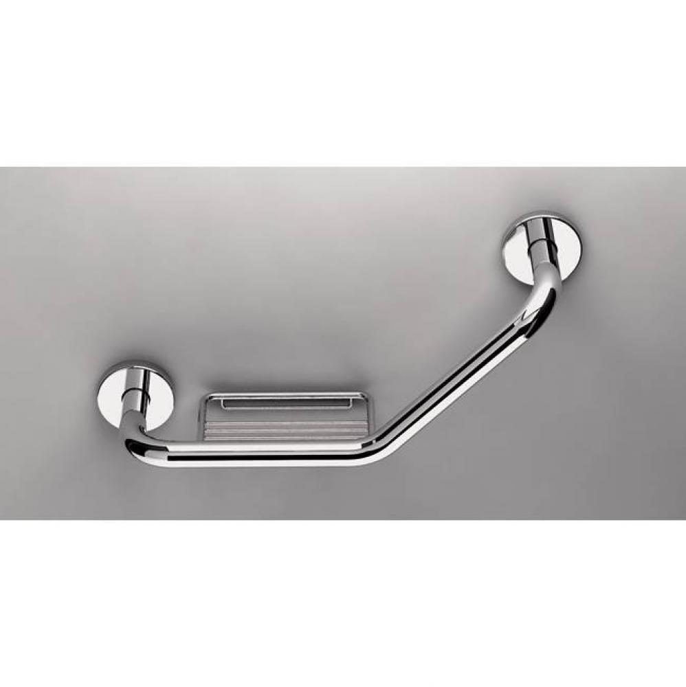 Grab Bar Standard W/Basket Chrome