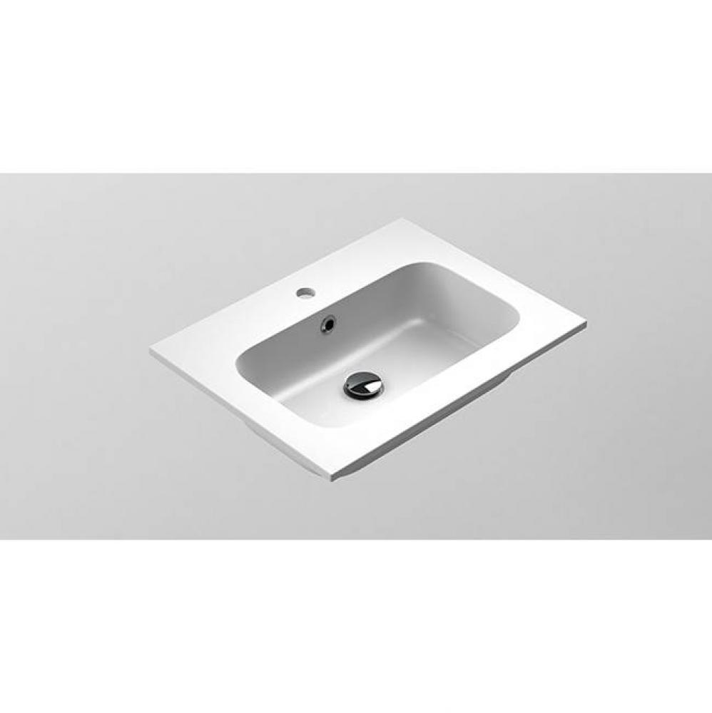 Mx3 Basin 24''(60Cm) 1Ø M-Marmo (Gloss)