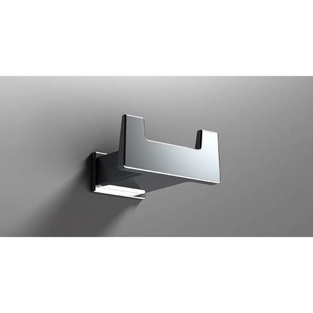 S-Cube Double Robe Hook Chrome