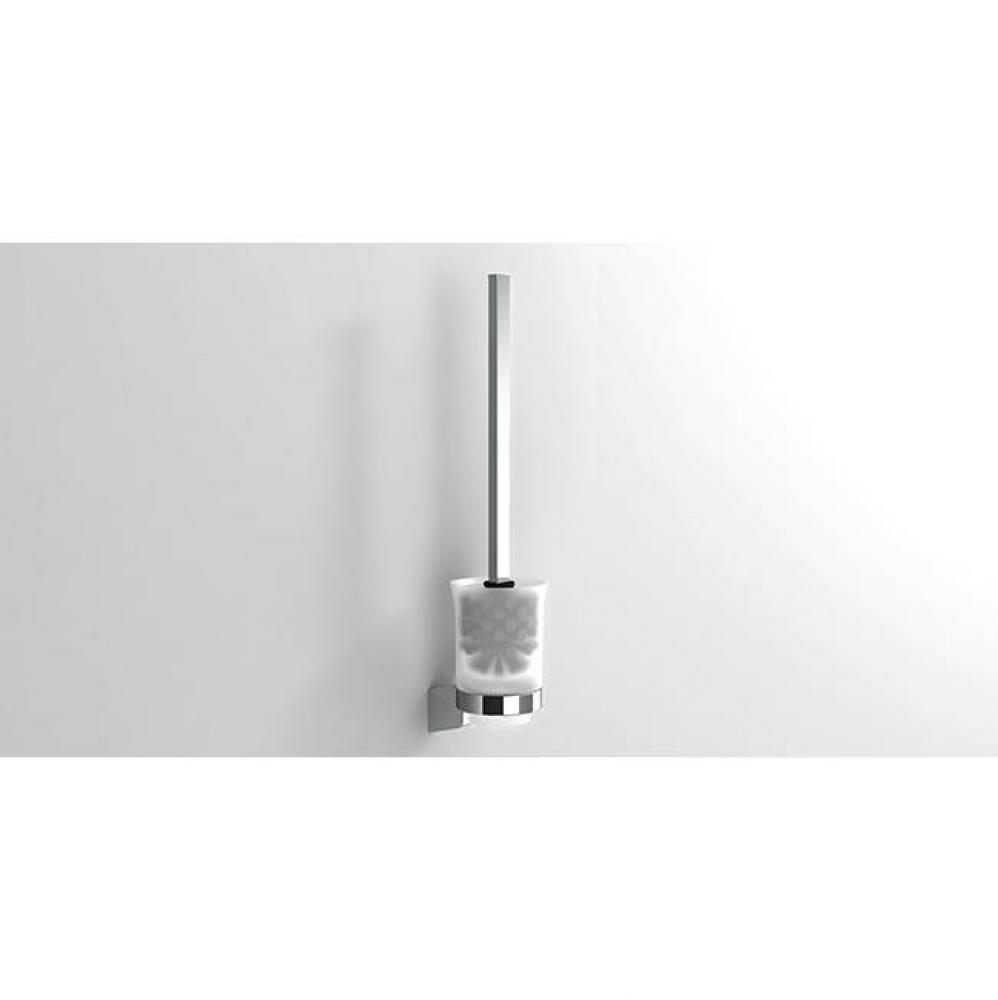 S3 Wc Brush Set Wallmount Glass-Chrome