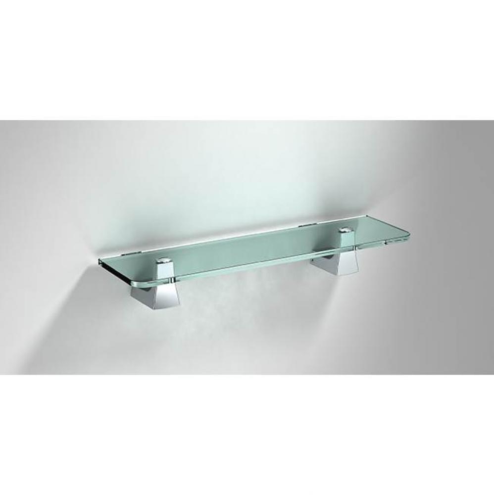 S7 Shelf 20''(50cm) Glass-Chrome