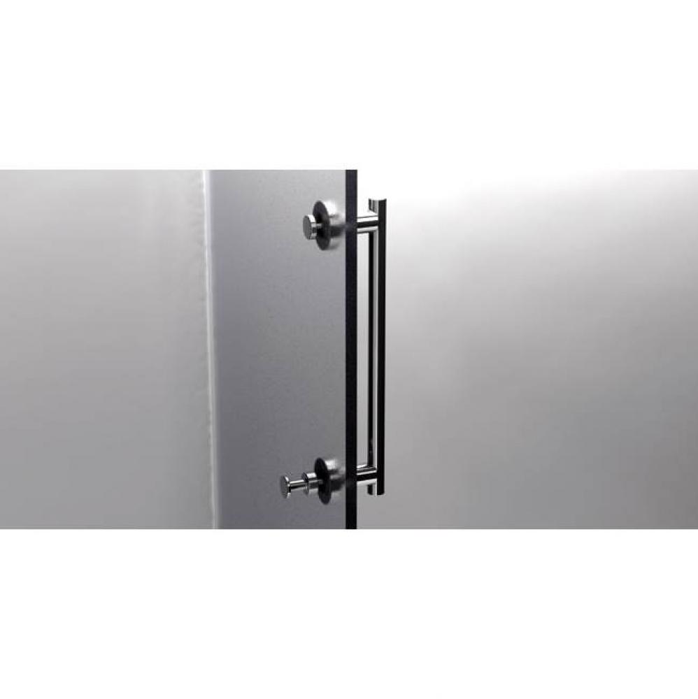 Tecno Door Handle Bar and Hook 20''(50cm) Chrome