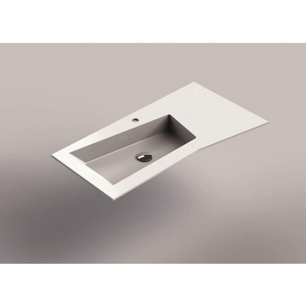 SONIA -FRACTAL BASIN RX1 1Ø 35'' (90cm) SOLID SURFACE (MATTE)(D)