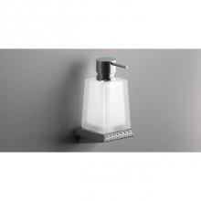 Sonia 165032 - S8-Swk Soap Dispenser Wall Mount Glass-Gold