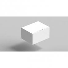Sonia 157327 - Puzzle Drawer Side Unit 18''(45cm) White Matte