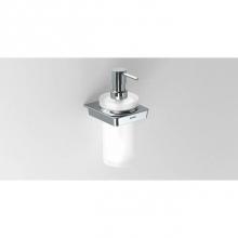 Sonia 161010 - S6 Soap Dispenser Wall Mount Glass-Chrome