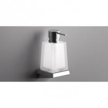 Sonia 161836 - S8 Soap Dispenser Wall Mount Glass-Chrome