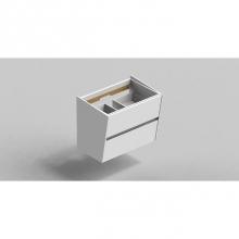 Sonia 157792 - Scalene Cabinet 28''(70cm) White Satin