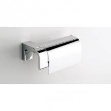 Sonia 114160 - Eletech Toilet Roll Holder With Cover - Chrome