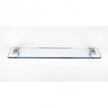 Sonia 113590 - Eletech Shelf 20''(50cm) Glass-Chrome