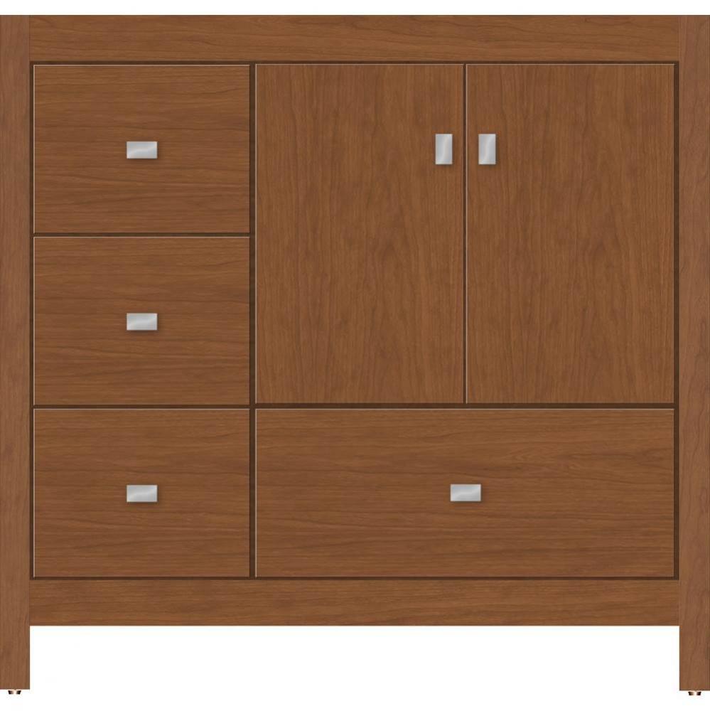 36 X 21 X 34.5 Alki Essence Vanity Slab Cinn Cherry Lh