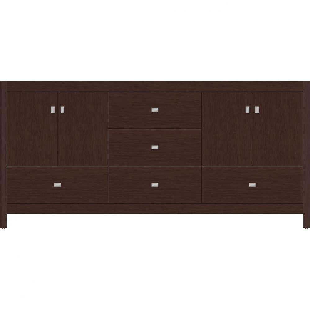 72 X 18.5 X 34.5 Alki Essence Vanity Slab Choc Cherry Db
