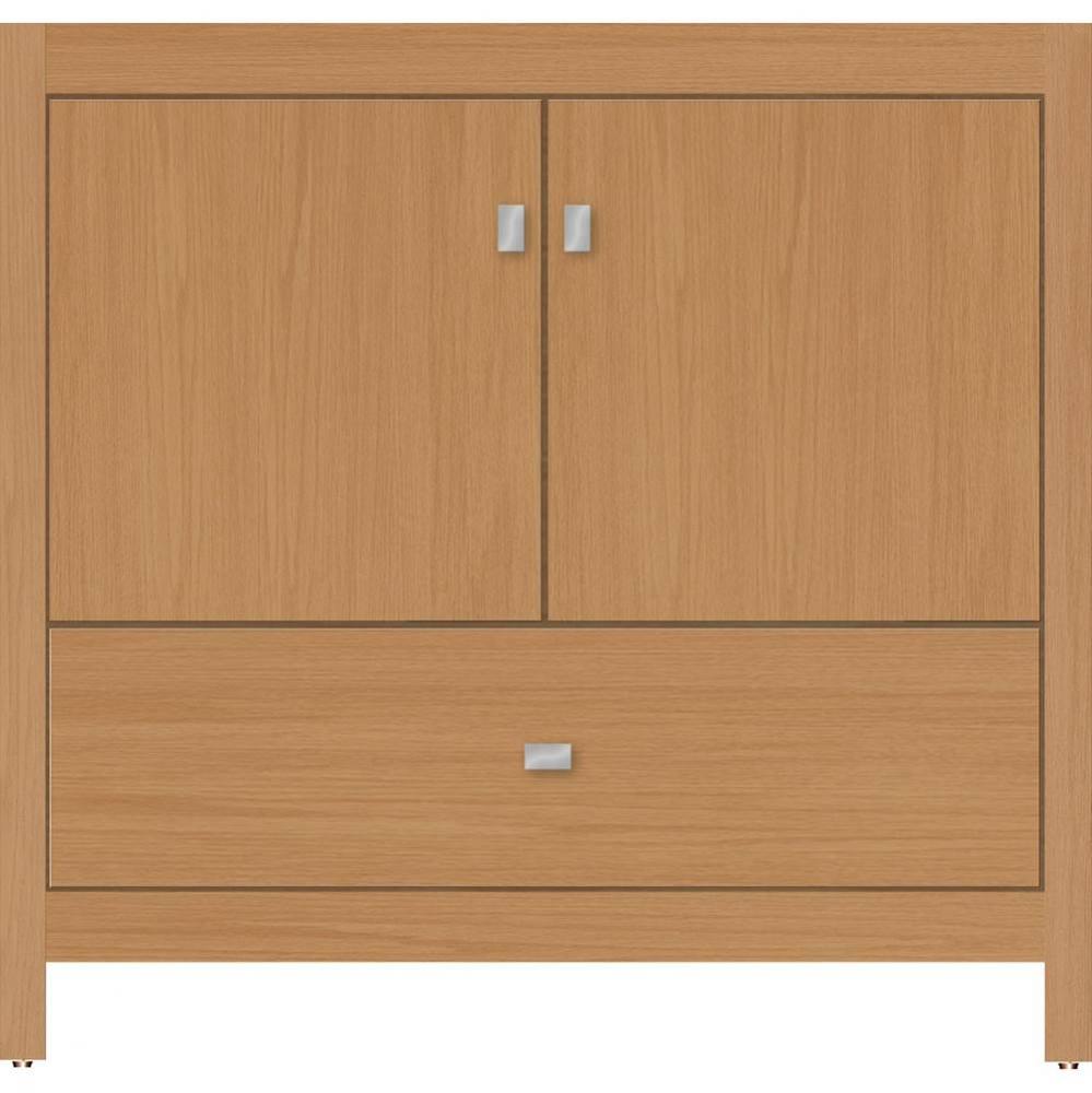 36 X 18.5 X 34.5 Alki Essence Vanity Slab Nat Oak Std