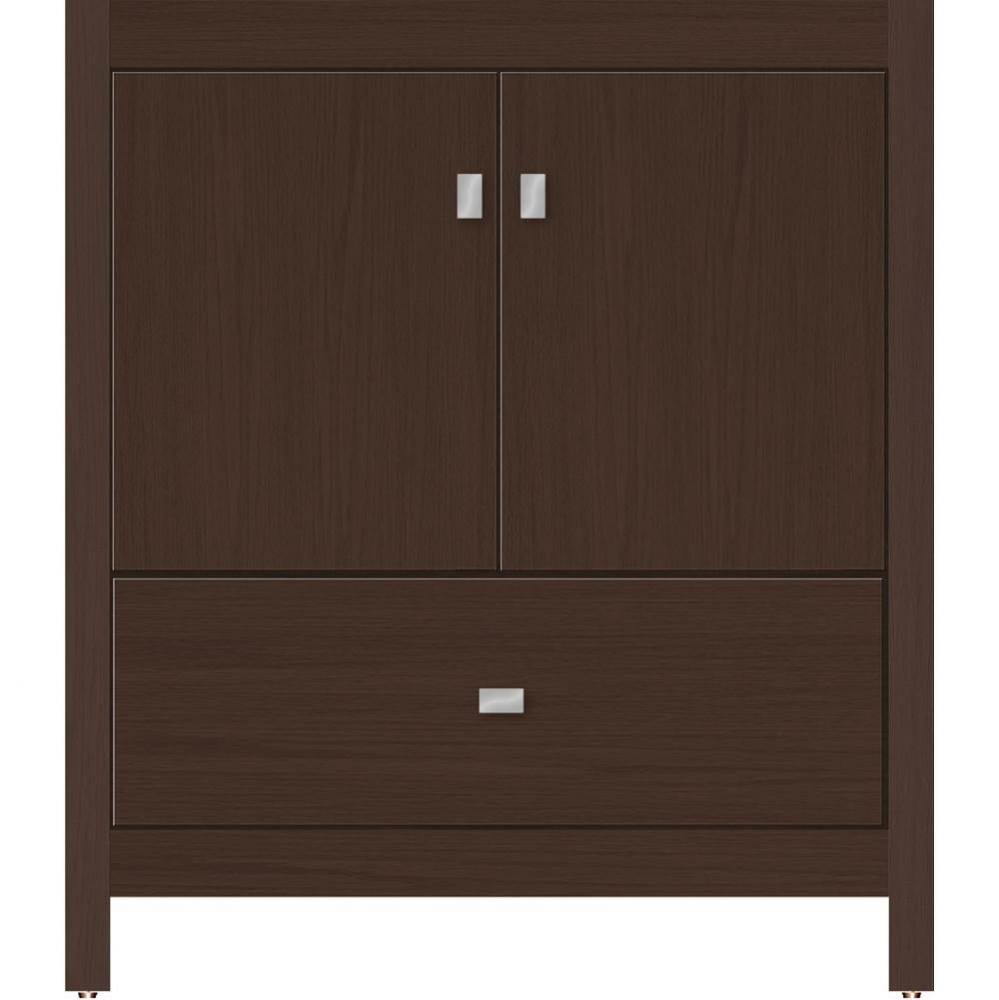 30 X 18.5 X 34.5 Alki Essence Vanity Slab Choc Oak Std