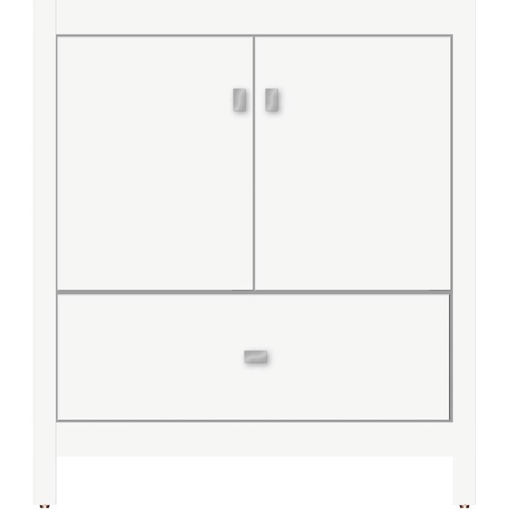 30 X 18.5 X 34.5 Alki Essence Vanity Slab Sat White Std