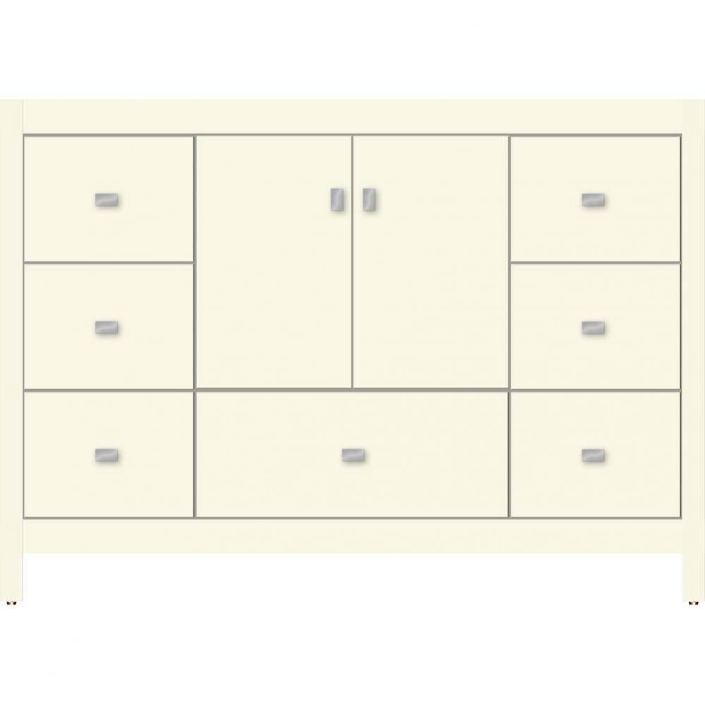 48 X 18.5 X 34.5 Alki Essence Vanity Slab Sat Biscuit Sb