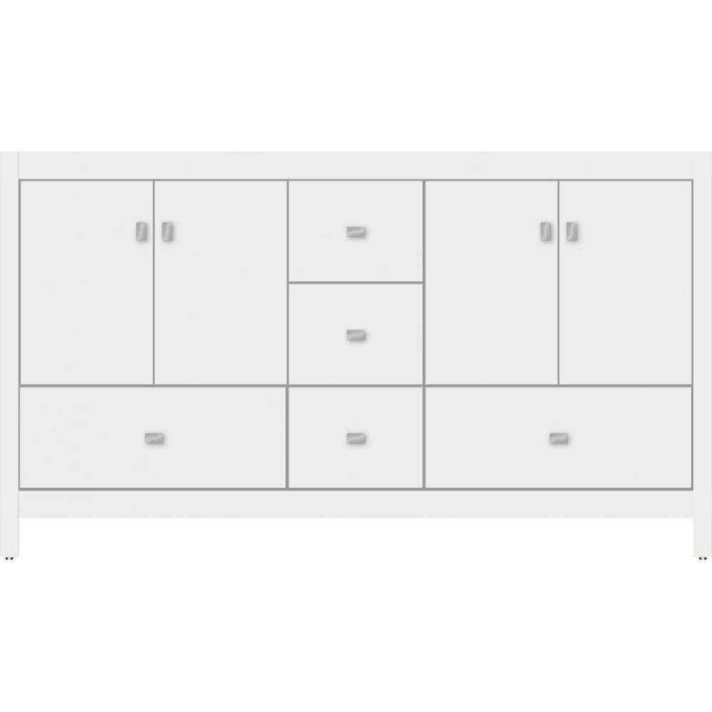60 X 18.5 X 34.5 Alki Essence Vanity Slab Powder Grey Db