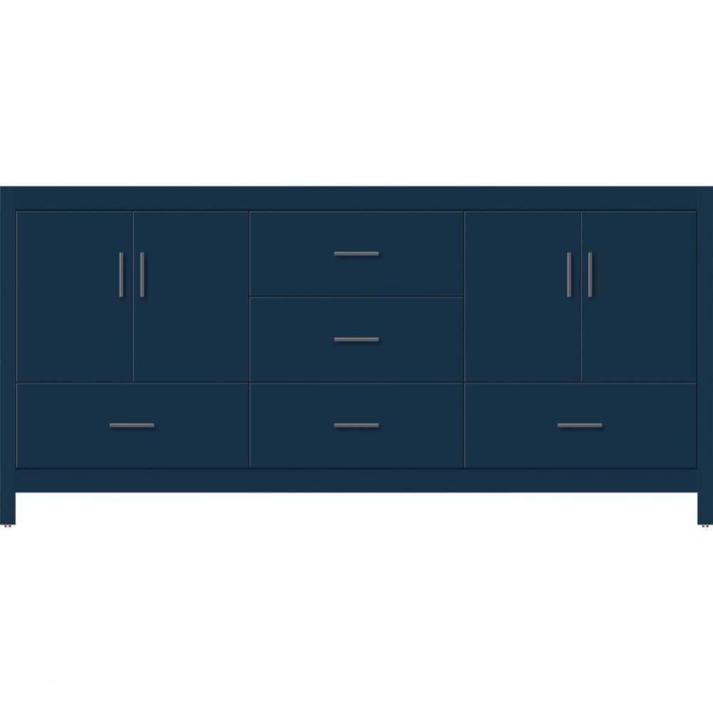 72 X 21 X 34.5 Alki Essence Vanity Slab Lapis Night Db