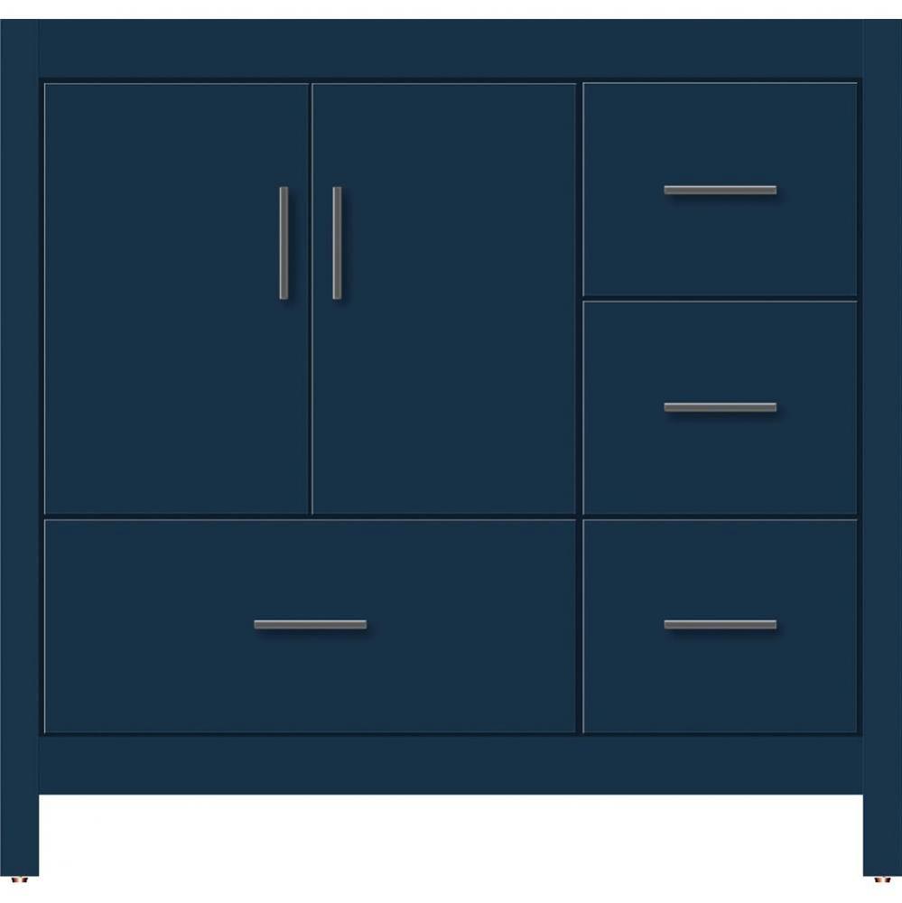 36 X 21 X 34.5 Alki Essence Vanity Slab Lapis Night Rh
