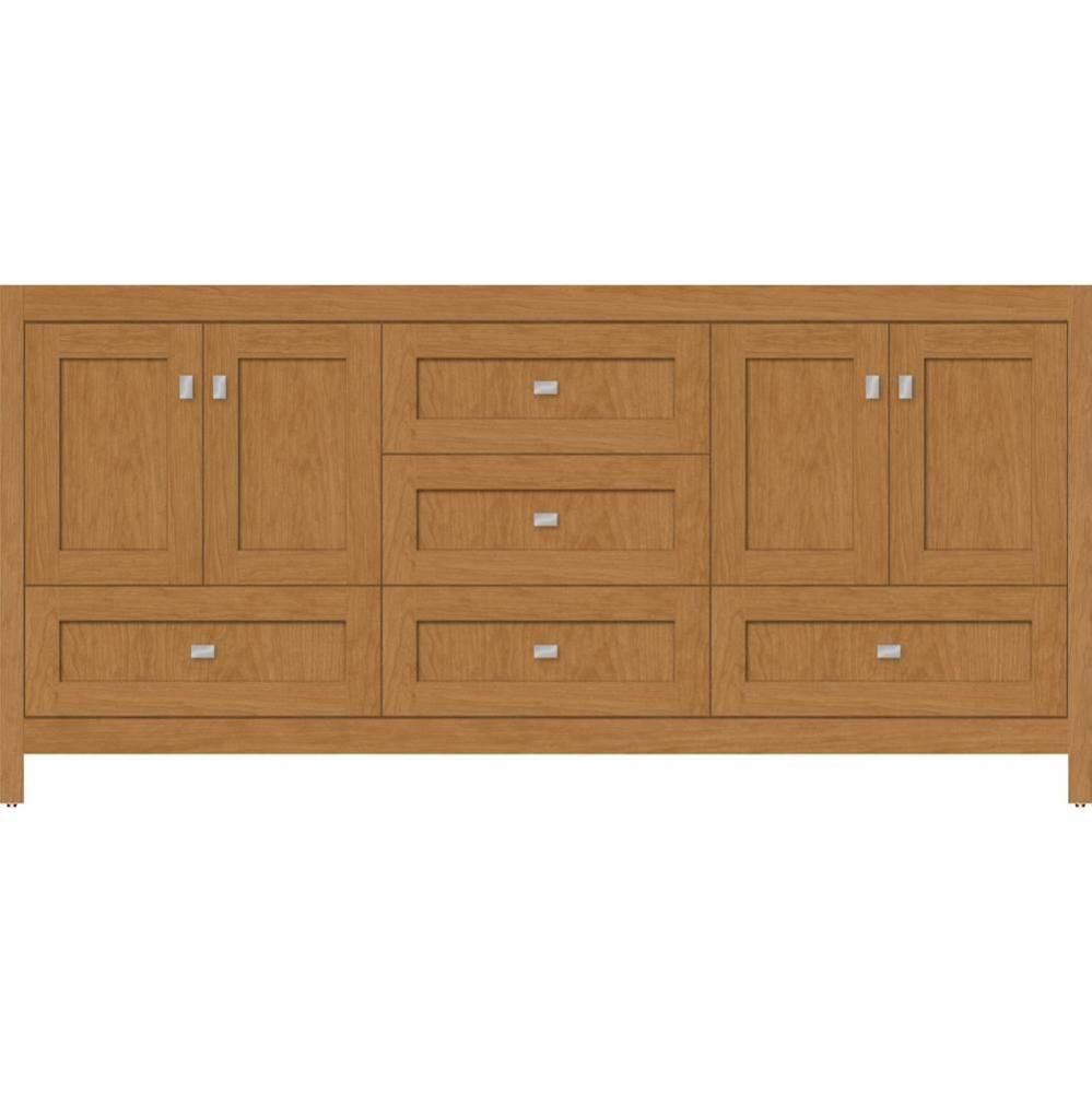 72 X 18.5 X 34.5 Alki Essence Vanity Shaker Nat Cherry Db
