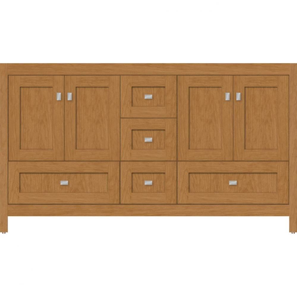 60 X 21 X 34.5 Alki Essence Vanity Shaker Nat Cherry Db