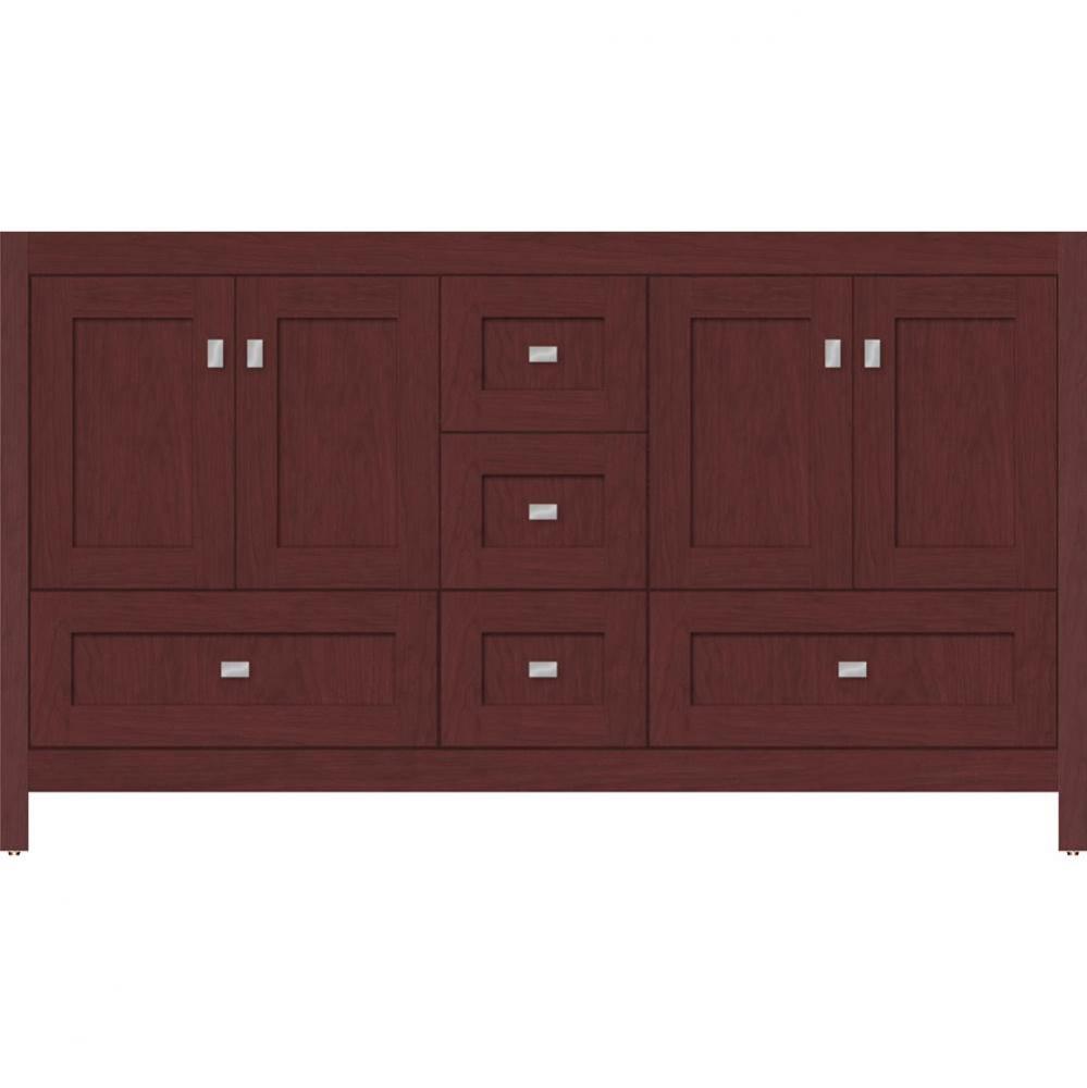 60 X 18.5 X 34.5 Alki Essence Vanity Shaker Dk Cherry Db