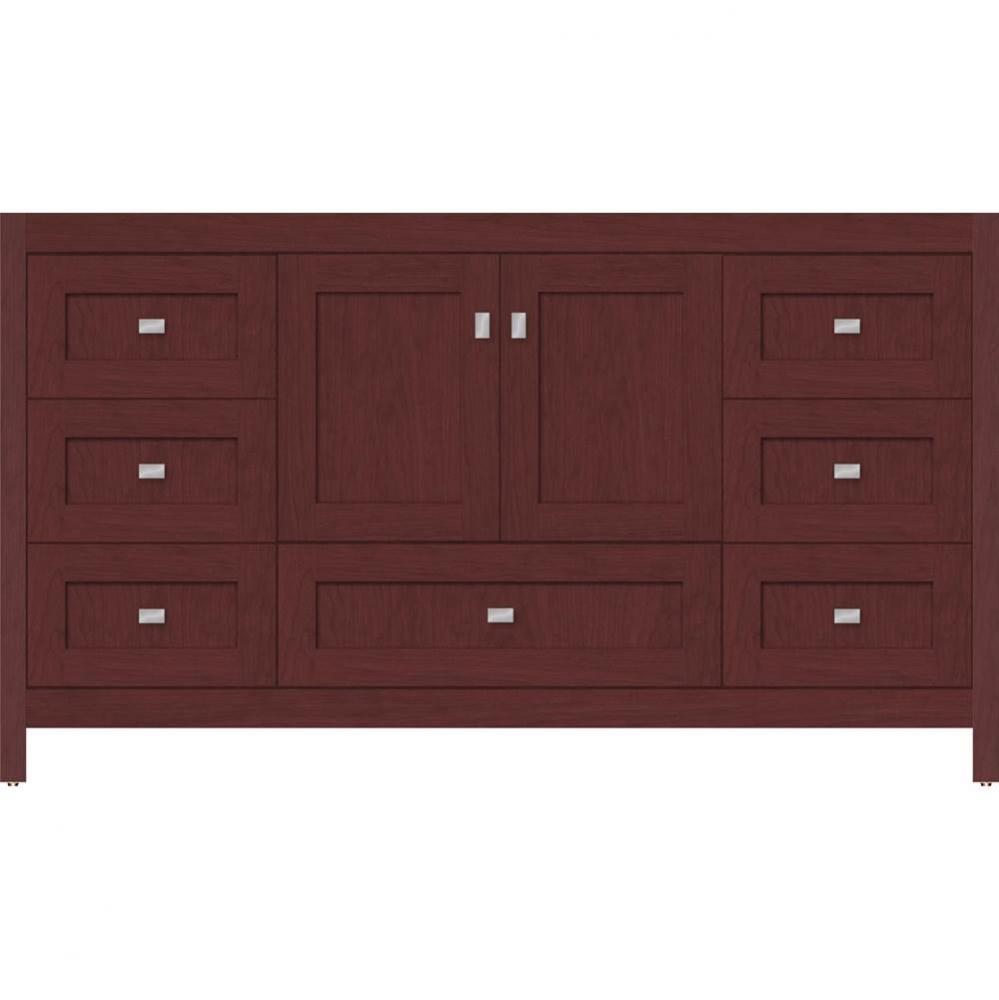 60 X 21 X 34.5 Alki Essence Vanity Shaker Dk Cherry Sb