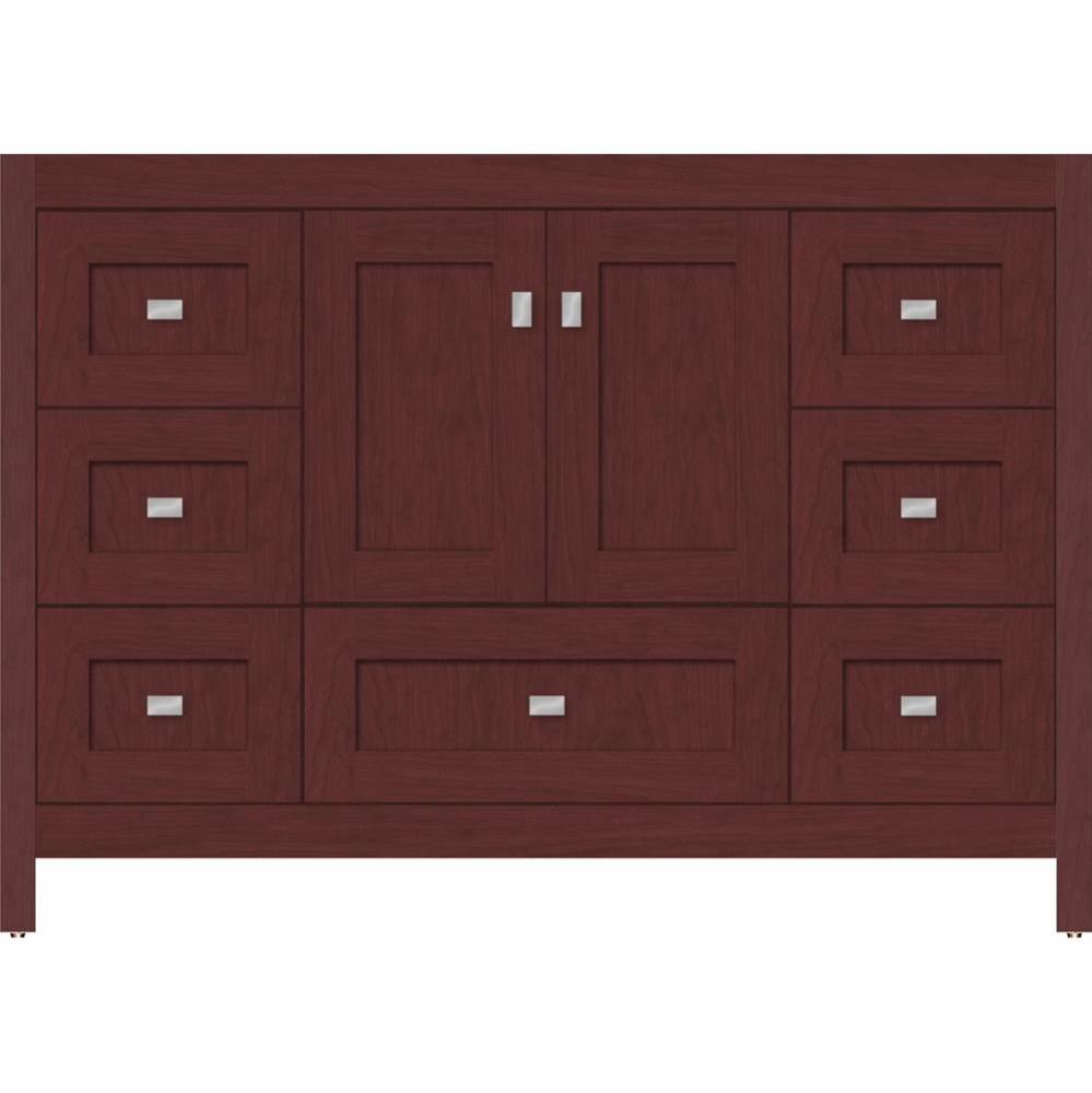 48 X 18.5 X 34.5 Alki Essence Vanity Shaker Dk Cherry Sb