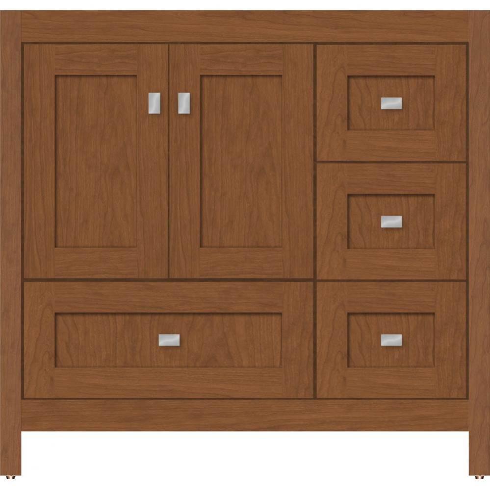 36 X 21 X 34.5 Alki Essence Vanity Shaker Cinn Cherry Rh