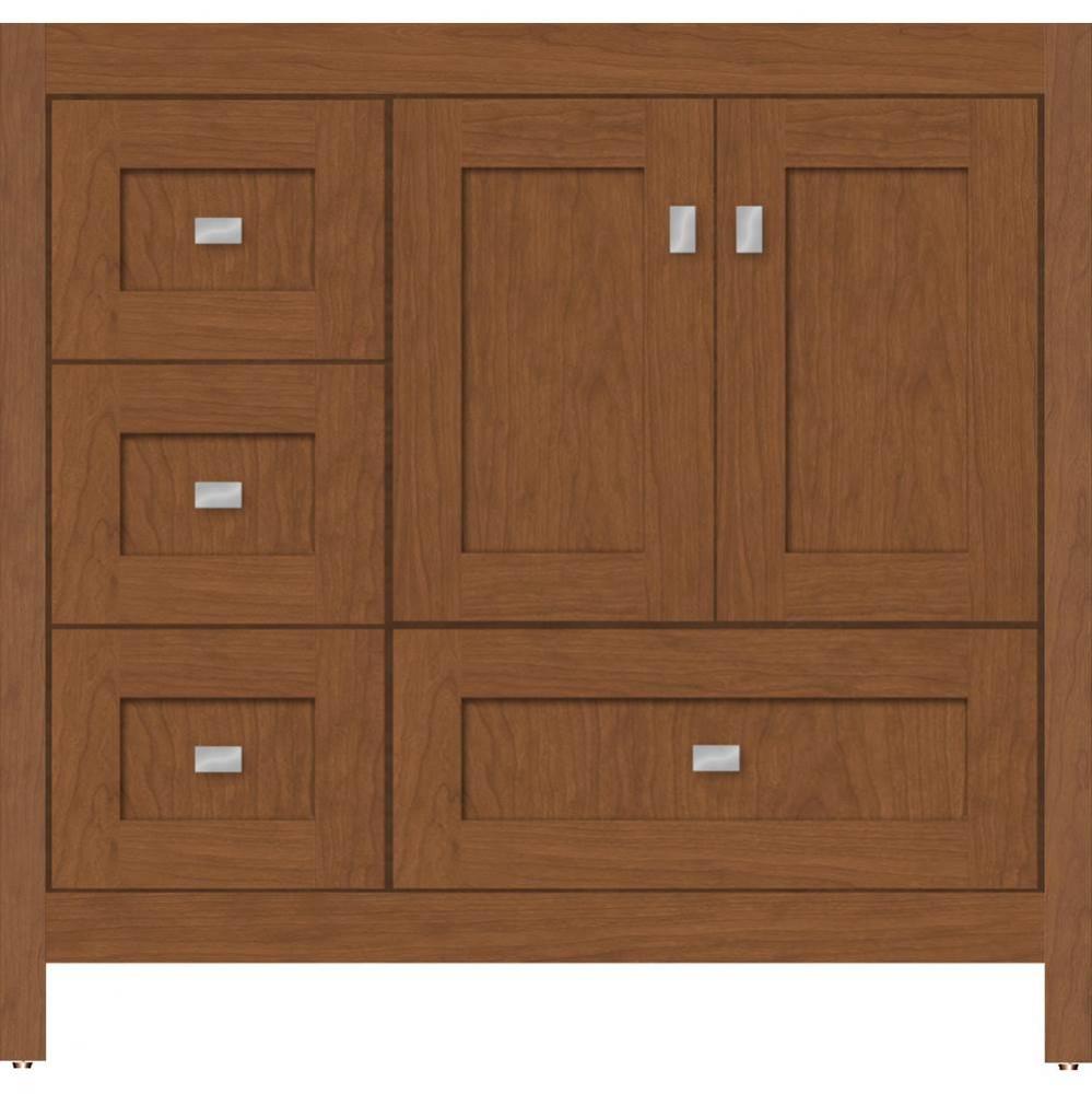 36 X 18.5 X 34.5 Alki Essence Vanity Shaker Cinn Cherry Lh